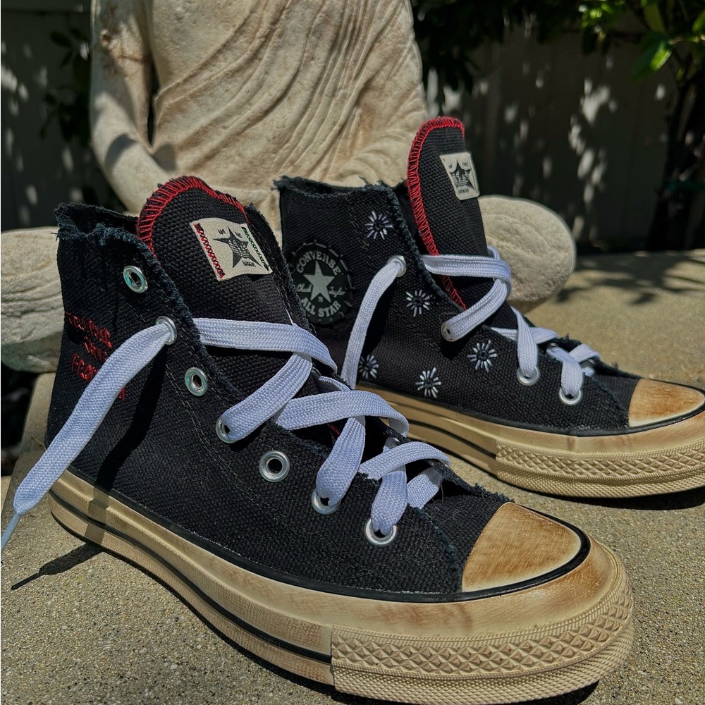 Converse practically new Black High-Top Sneakers